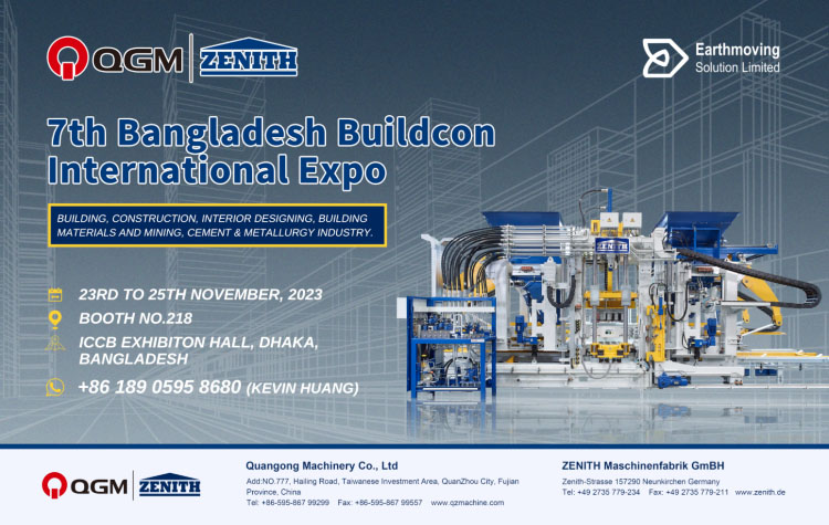 Zoznámte sa s QGM-ZENITH na Bangladesh 2023 Buildcon
