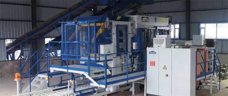 V Afrike bol spustený plne automatizovaný projekt výroby viacvrstvových betónových zámkových tehál.