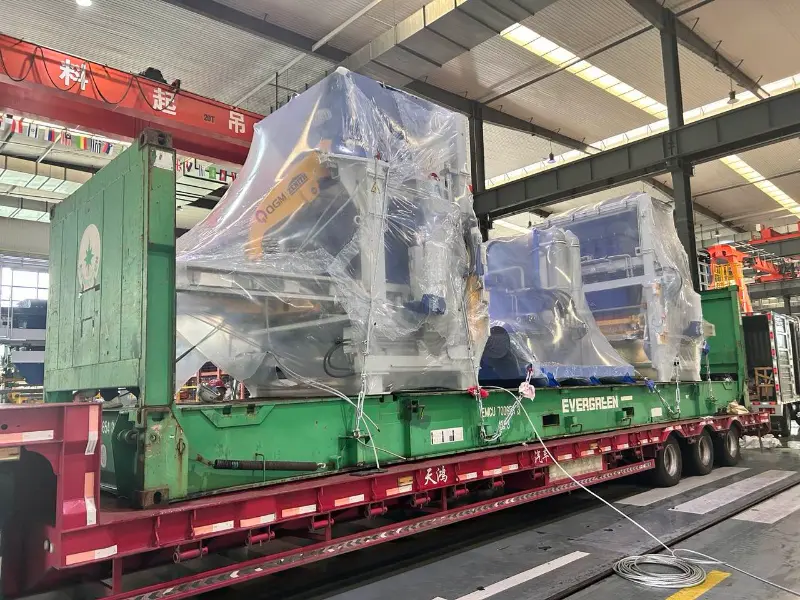 1500 rozsiahla výrobná linka na výrobu tehál Quangong Machinery sa opäť dodáva do zámoria