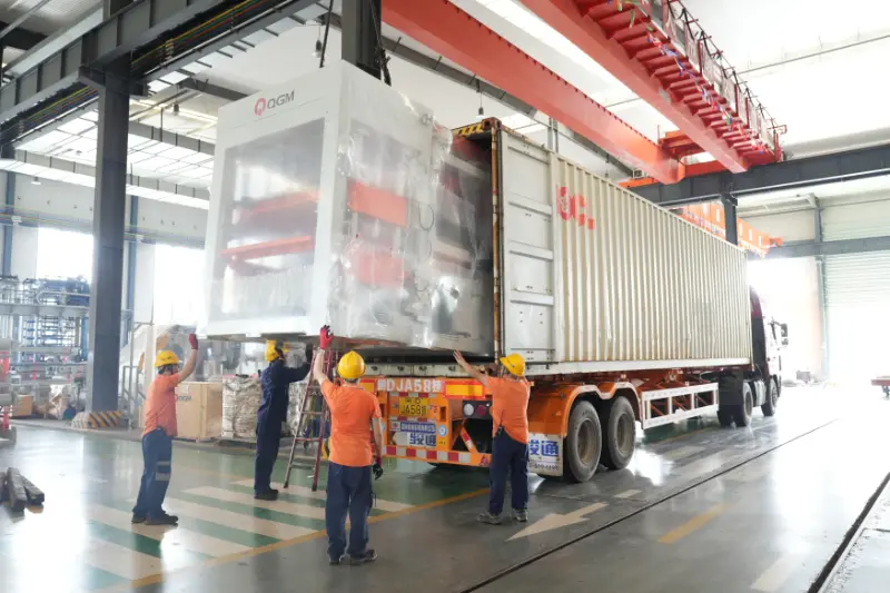 Quangong Machinery dodáva linky na výrobu inteligentných tehál na zámorské trhy