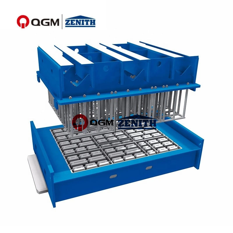 Stroj na duté stavebné bloky